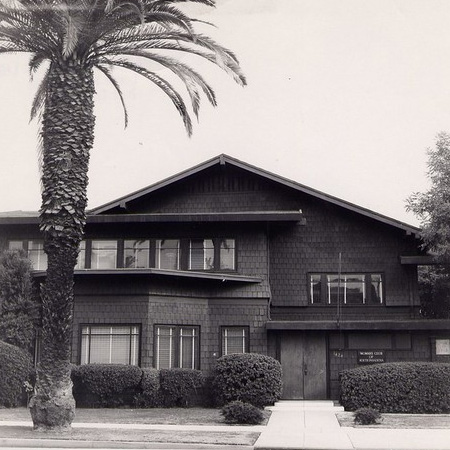 The historic clubhouse, archival photograph
